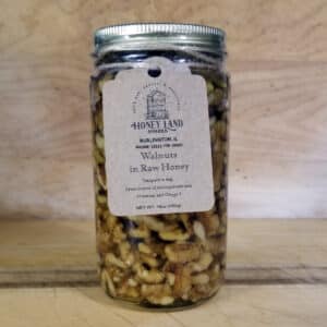 Raw Organic Walnuts in Raw Organic Honey