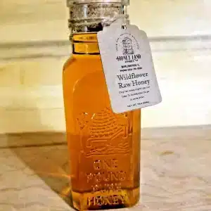 wildflower raw honey 1lb jar